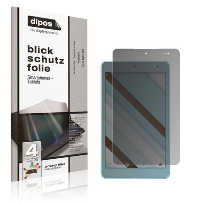 Blickschutzfolie für Kyocera Qua tab QZ8 matt Schu (1)