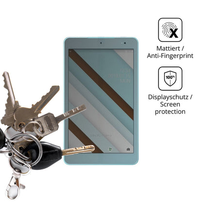 Blickschutzfolie für Kyocera Qua tab QZ8 matt Schu (3)