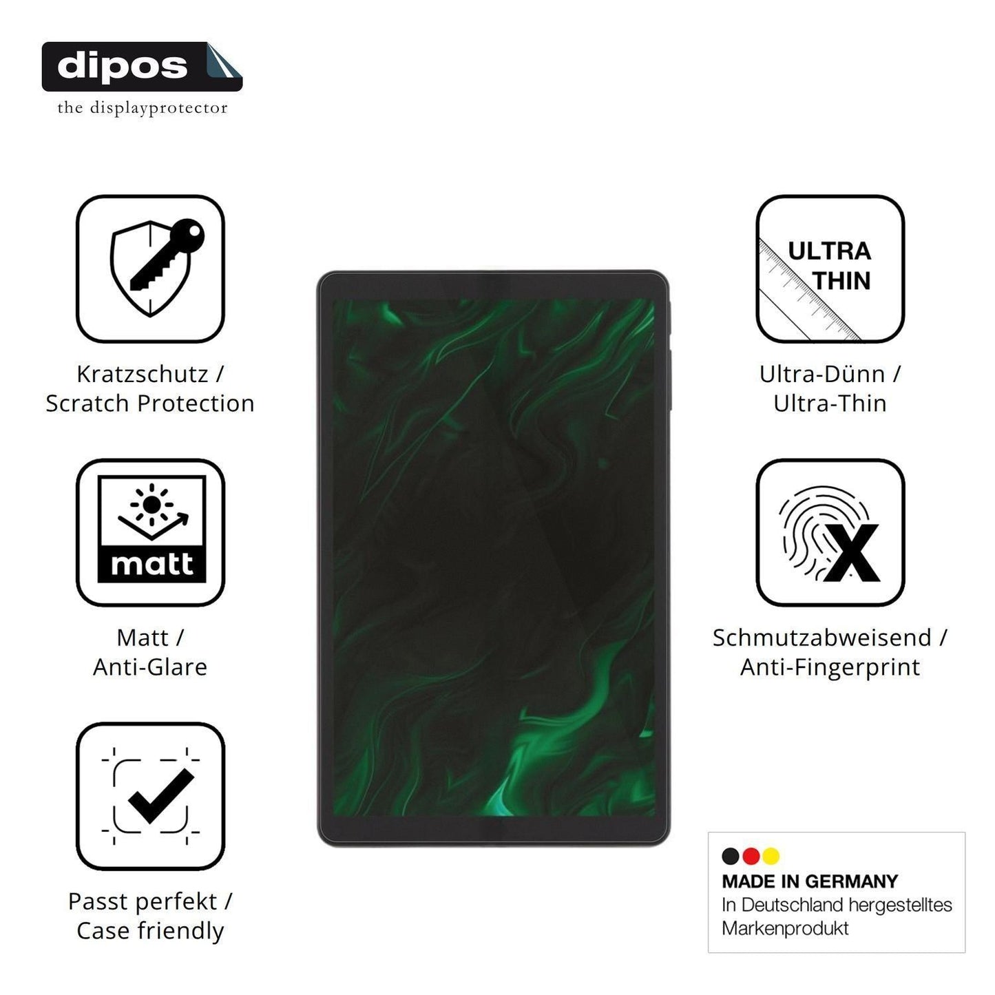 2x Schutzfolie matt für Digma Pro Spark 8.7 Displa (7)
