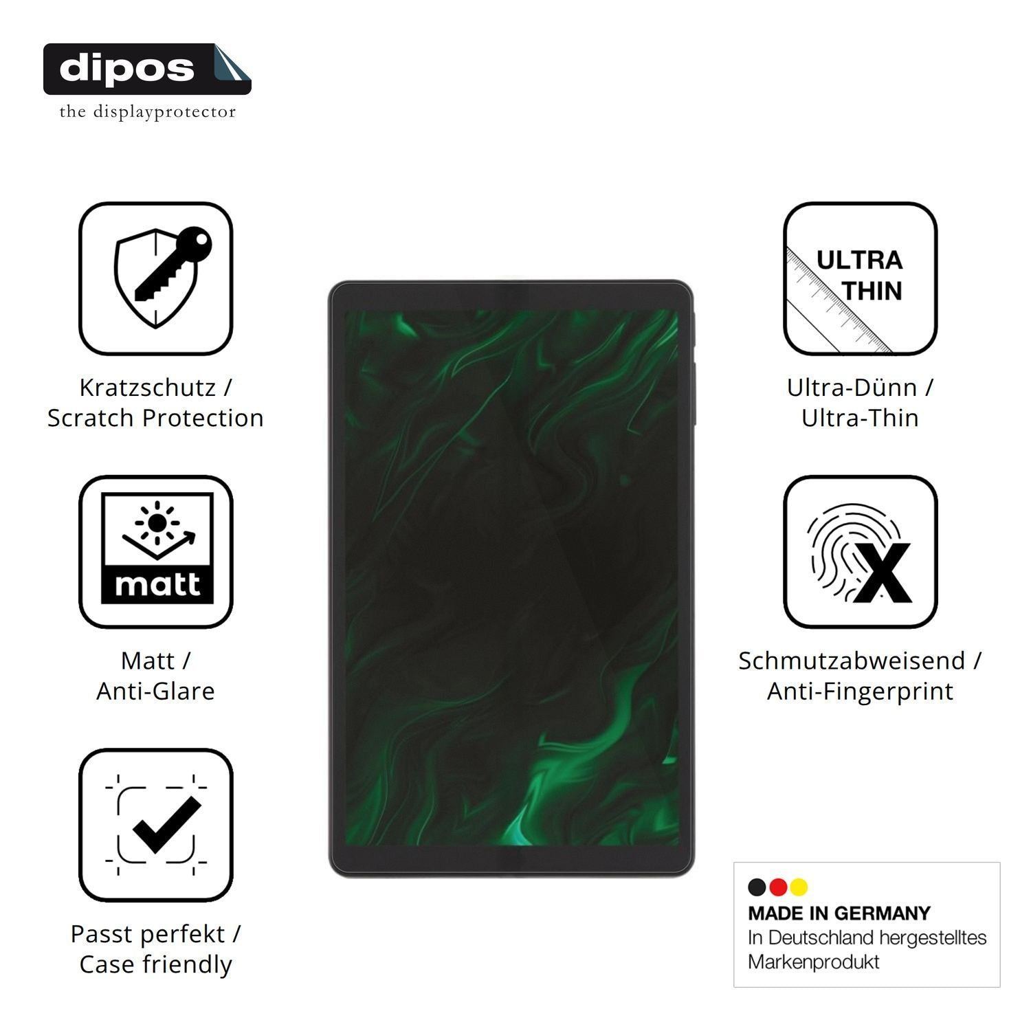 2x Schutzfolie matt für Digma Pro Spark 8.7 Displa (7)