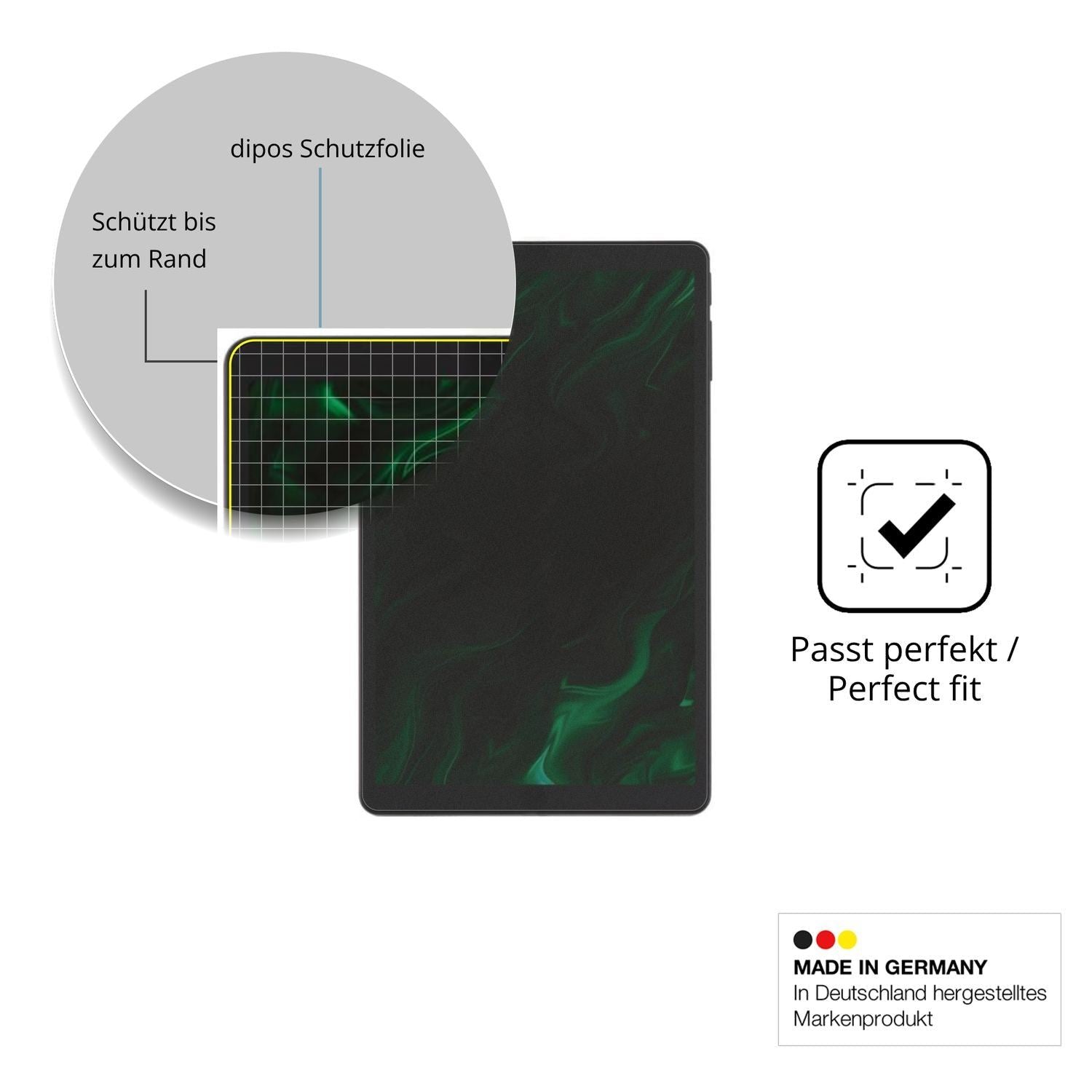 Blickschutzfolie für Digma Pro Spark 8.7 matt Schu (4)