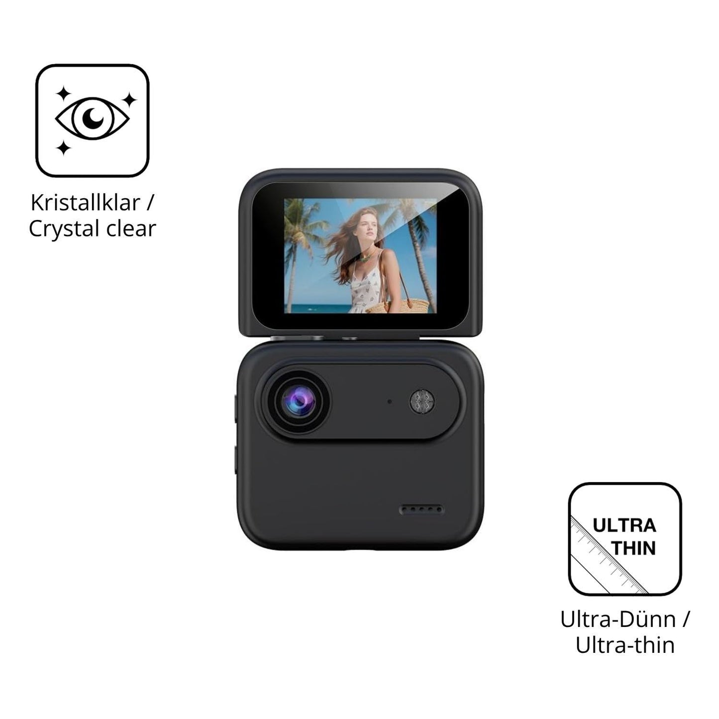 4x Schutzfolie klar für CrediGarden Y360 Display-S (5)