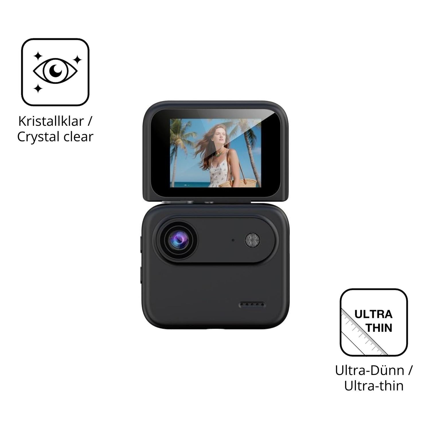 4x Schutzfolie klar für CrediGarden Y360 Display-S (5)
