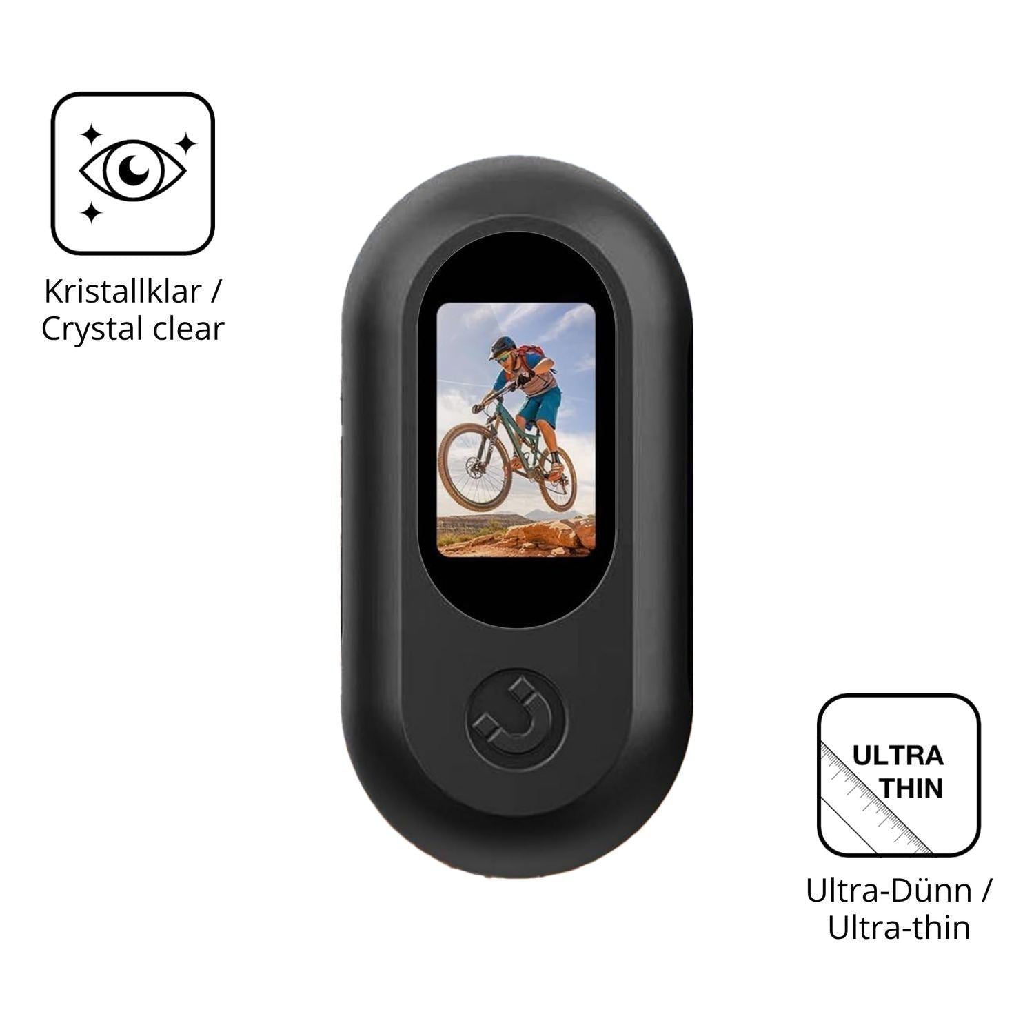 4x Schutzfolie klar für OBEST Mini Action Cam 0.96 (5)