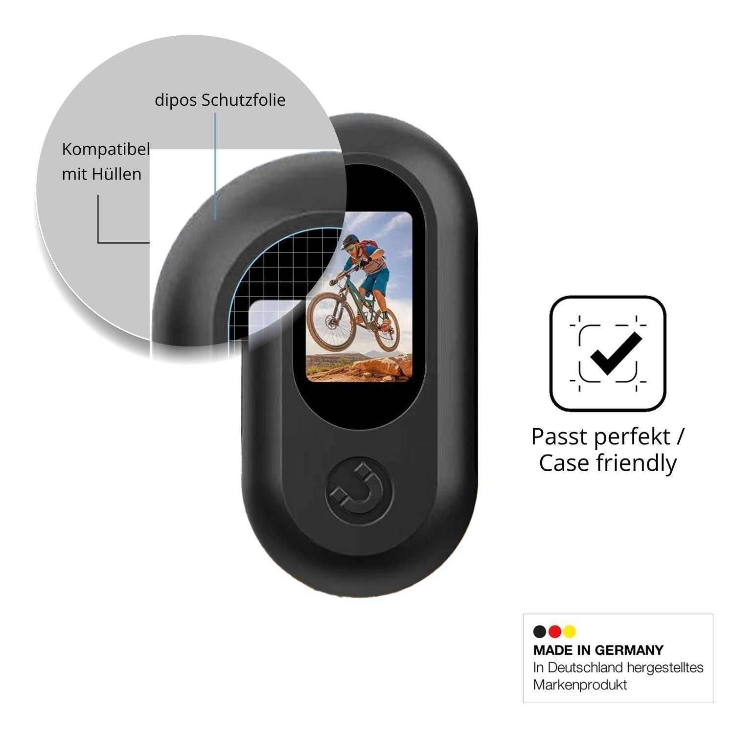 4x Schutzfolie klar für OBEST Mini Action Cam 0.96 (6)