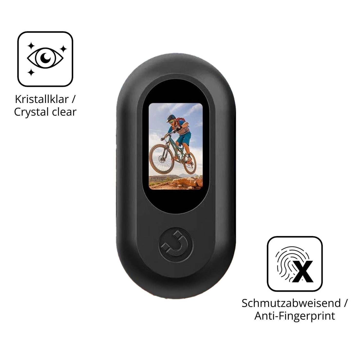 2x 9H Schutzfolie für OBEST Mini Action Cam 0.96 Z (5)