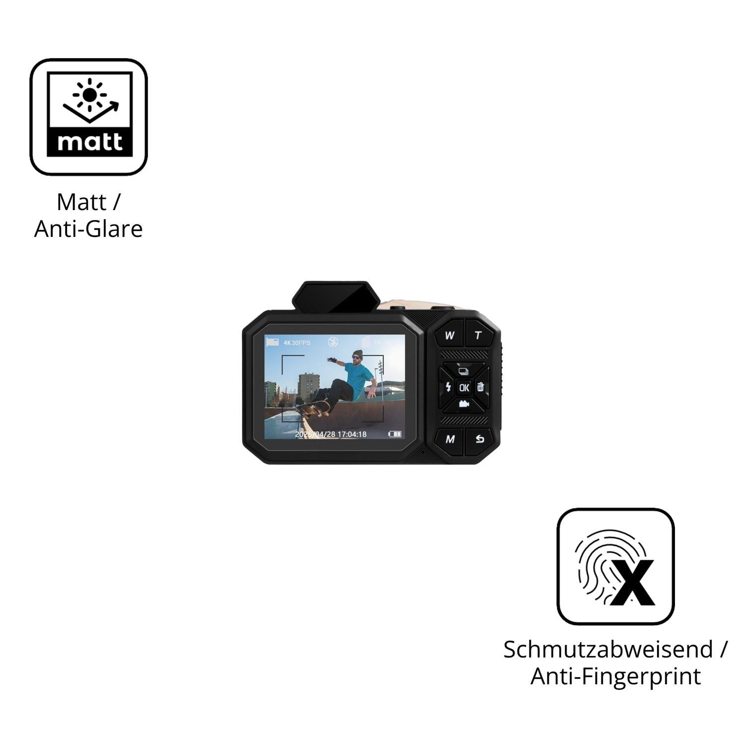 4x Schutzfolie matt für Bextgoo D52 Display-Schutz (5)