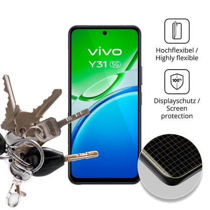 2x 3D Full Cover Schutzfolie für Vivo Y31e 5G (3)