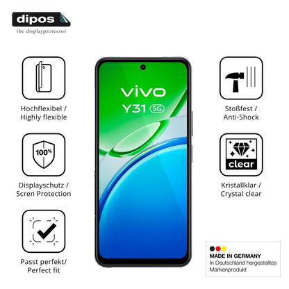 2x 3D Full Cover Schutzfolie für Vivo Y31e 5G (7)