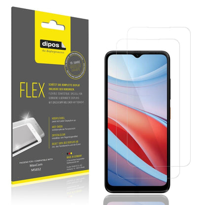 2x 3D Full Cover Schutzfolie für MaxCom MS652 (1)