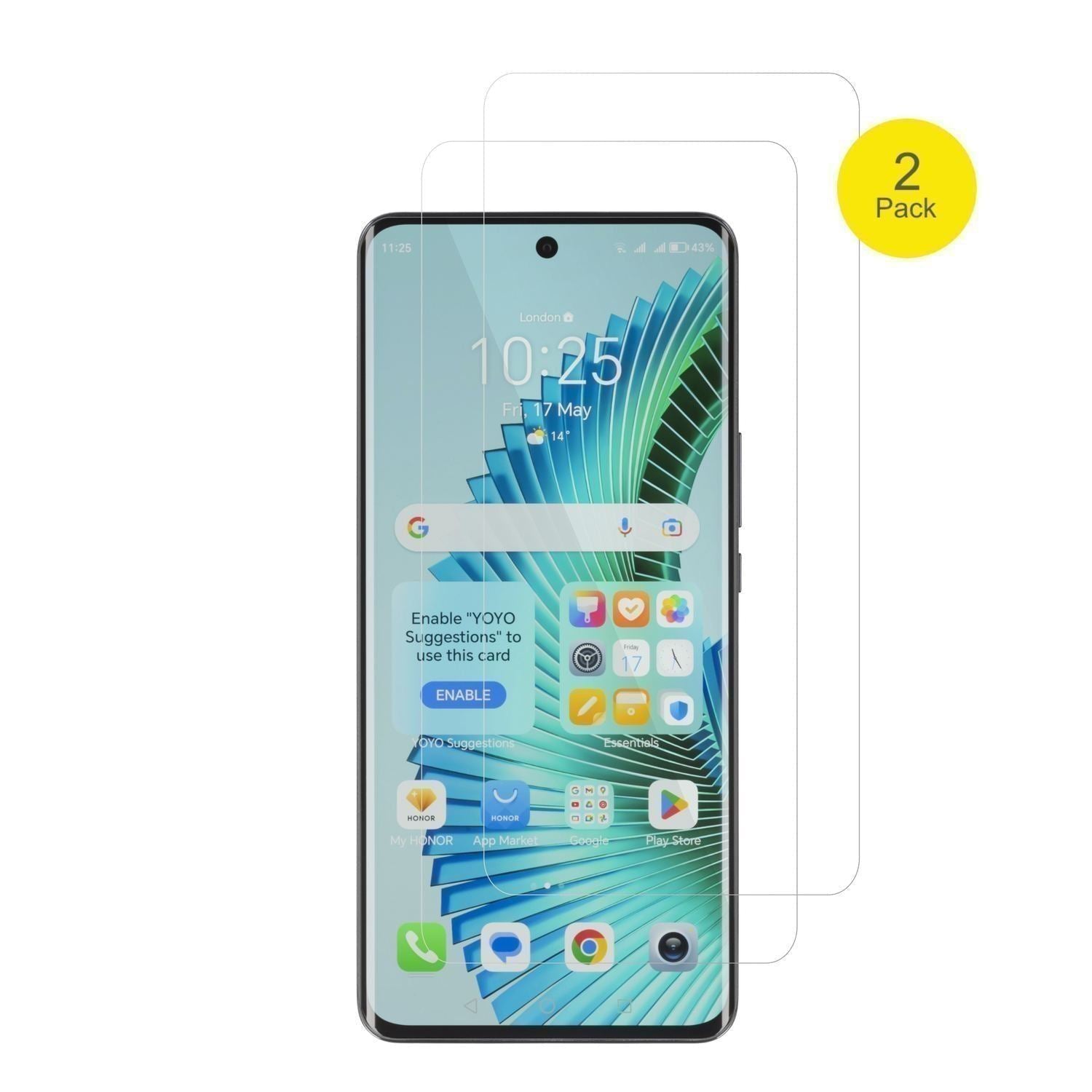 2x 3D Full Cover Schutzfolie für Honor Magic6 Lite (2)