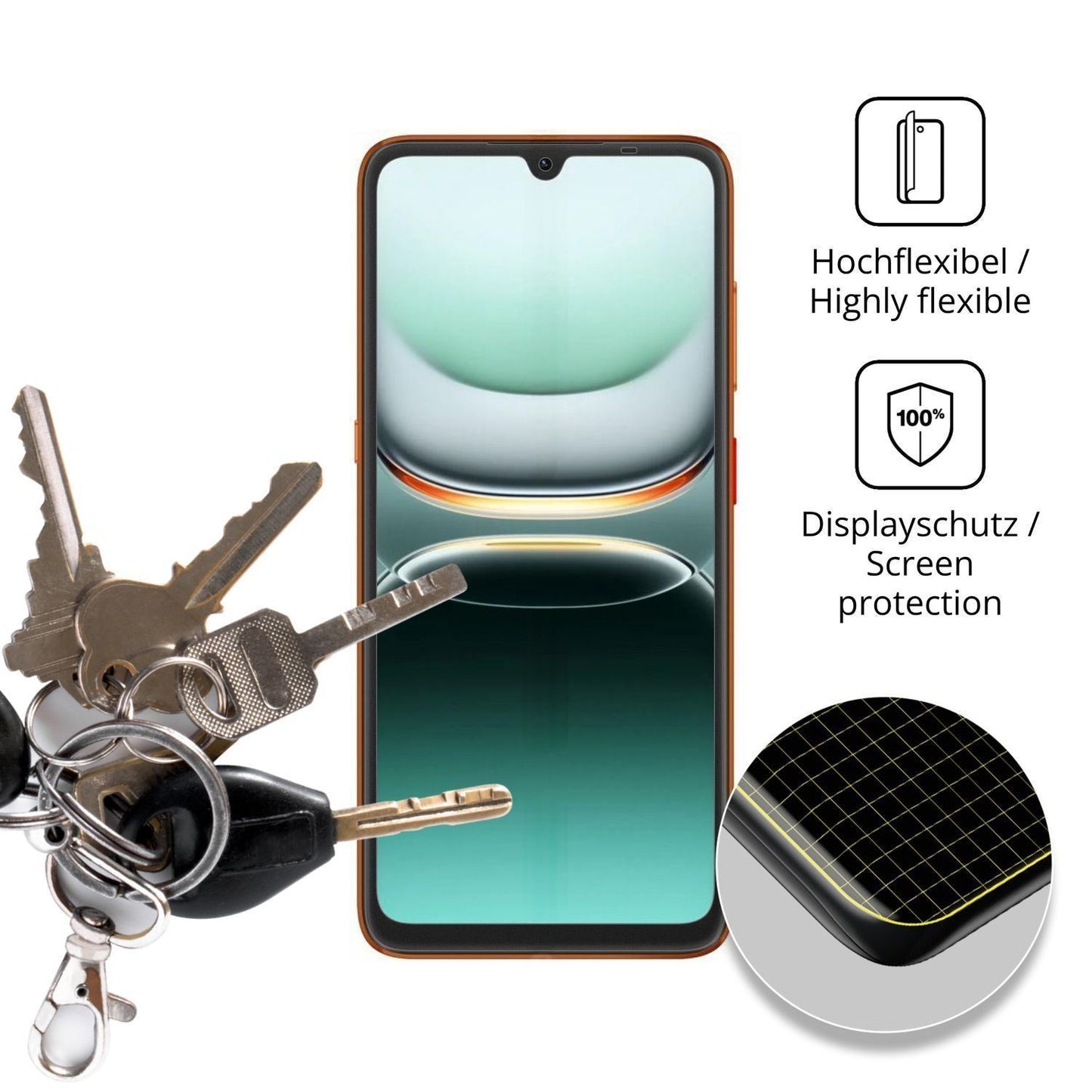 Full Cover Privacy Blickschutzfolie für Hotwav X10 (3)