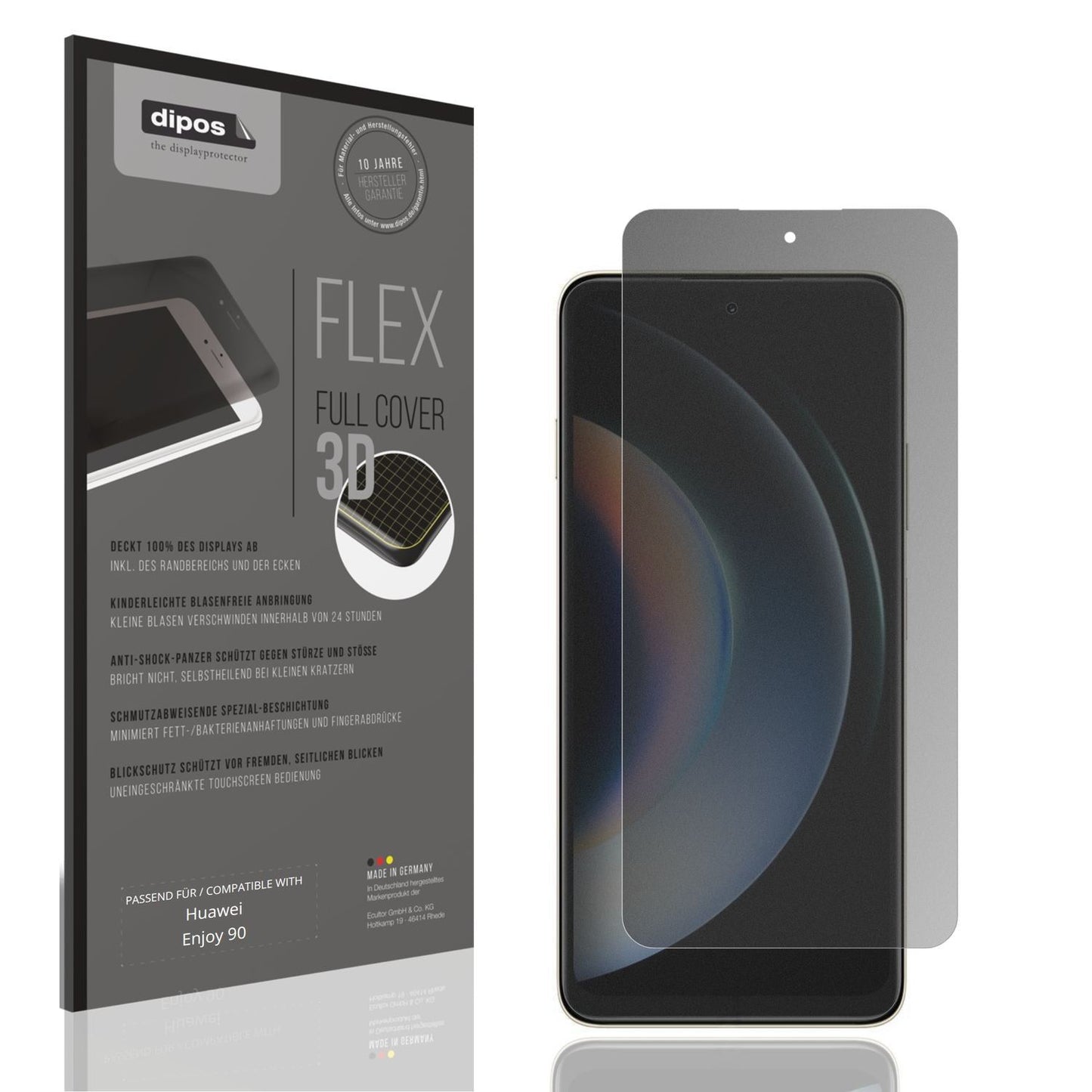 Full Cover Privacy Blickschutzfolie für Huawei Enj (1)