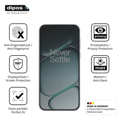 Blickschutzfolie für OnePlus Nord 6 matt Schutzfol (5)