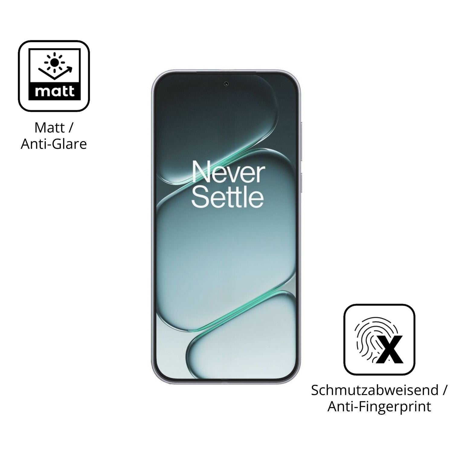 2x 9H Schutzfolie matt für OnePlus Nord 6 Panzerfo (5)