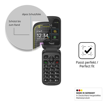 Blickschutzfolie für Opel Mobile TouchFlip matt Sc (4)