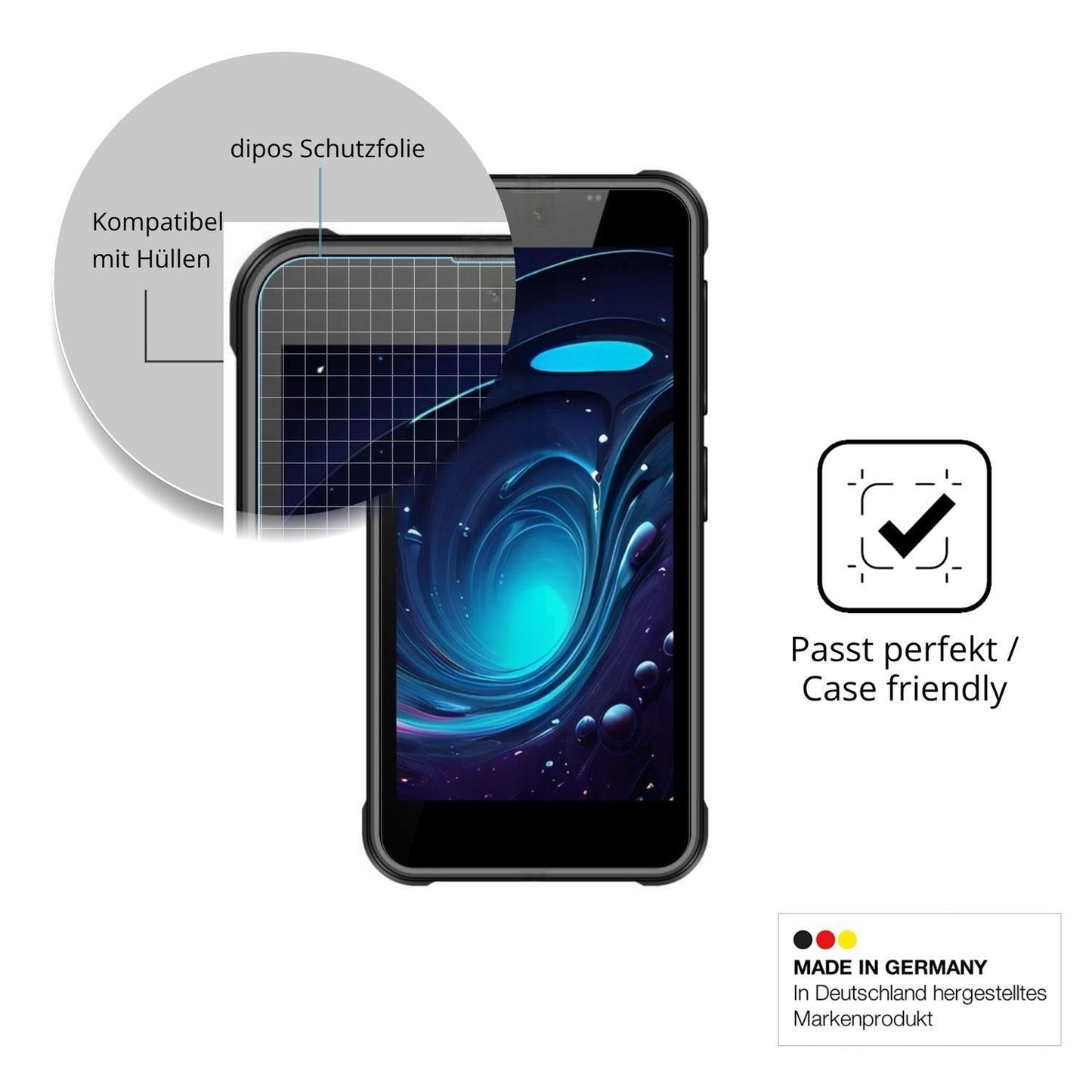 4x Schutzfolie klar für iGET T mini Display-Schutz (6)