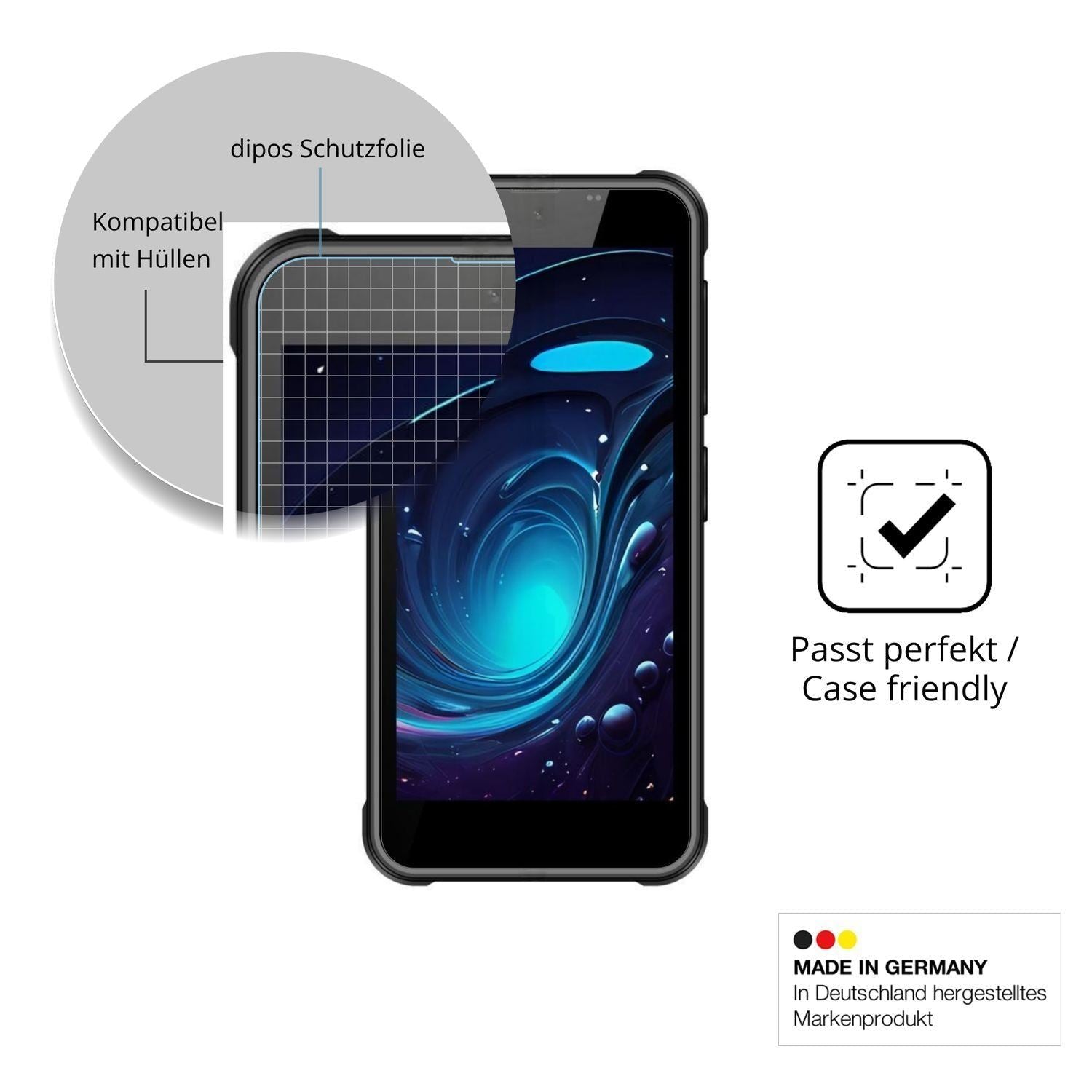 4x Schutzfolie klar für iGET T mini Display-Schutz (6)