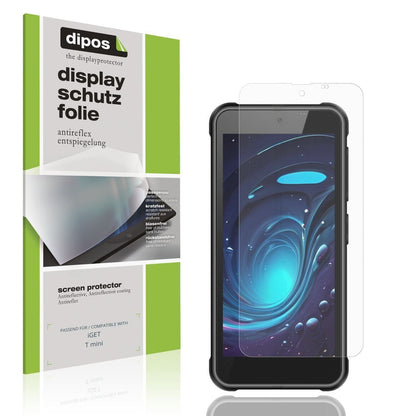 4x Schutzfolie matt für iGET T mini Display-Schutz (1)