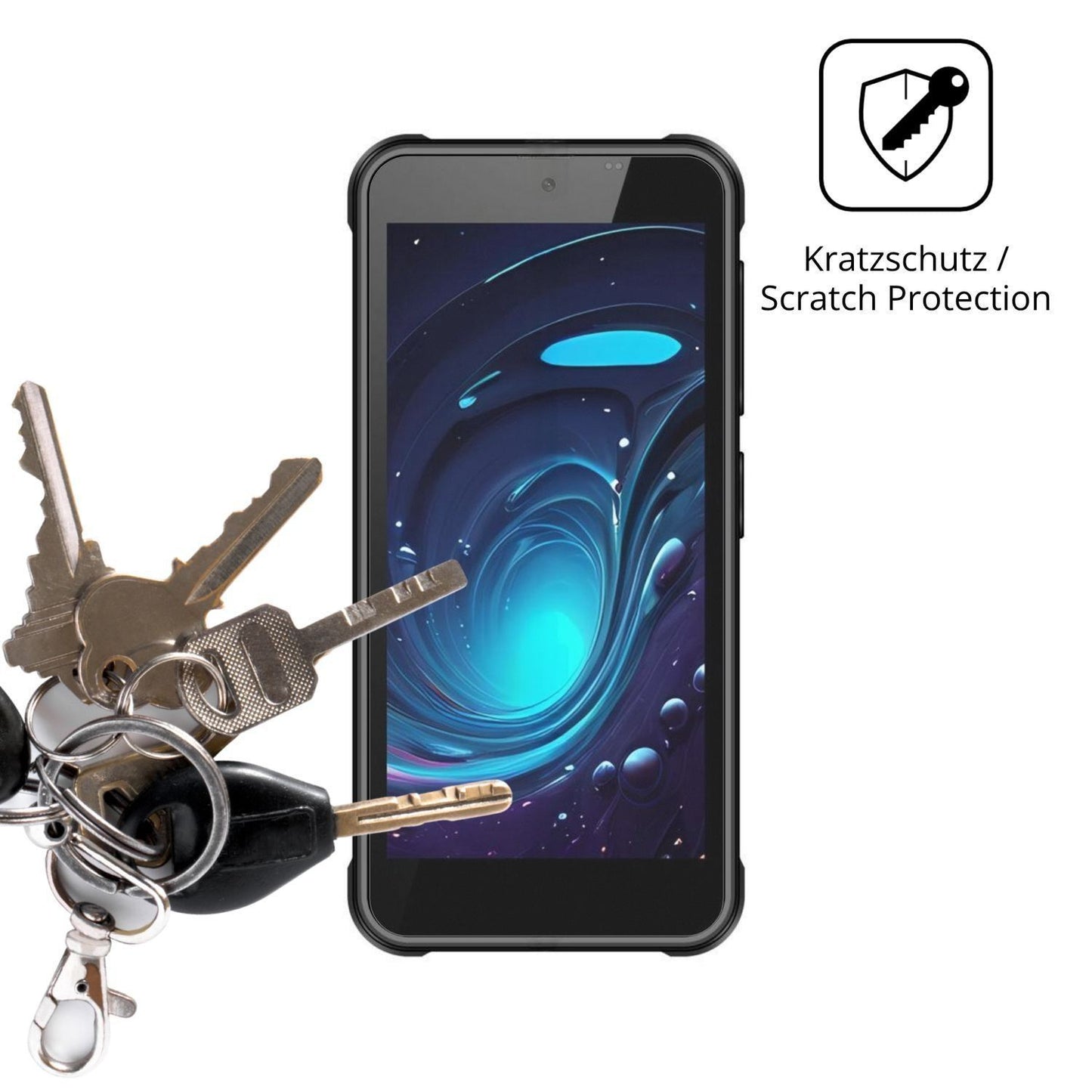 4x Schutzfolie matt für iGET T mini Display-Schutz (4)
