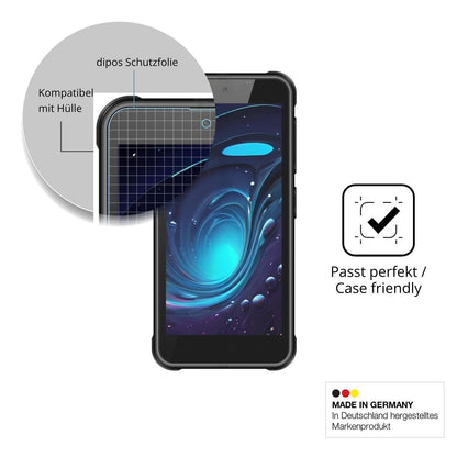 4x Schutzfolie matt für iGET T mini Display-Schutz (6)