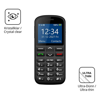 4x Schutzfolie klar für Opel Mobile Big Button M D (5)
