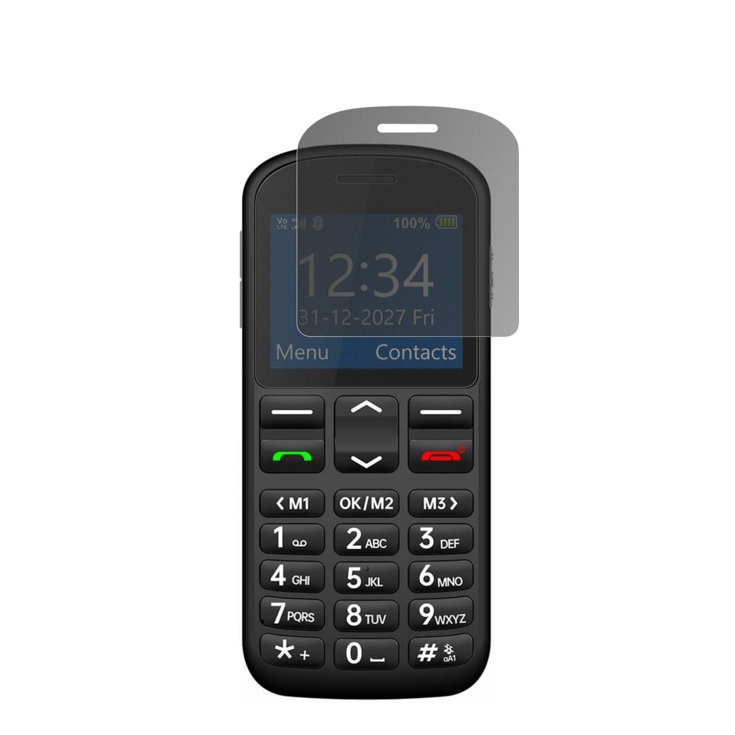 Blickschutzfolie für Opel Mobile Big Button M matt (2)