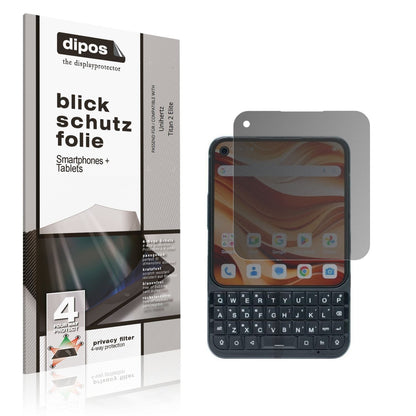 Blickschutzfolie für Unihertz Titan 2 Elite matt S (1)