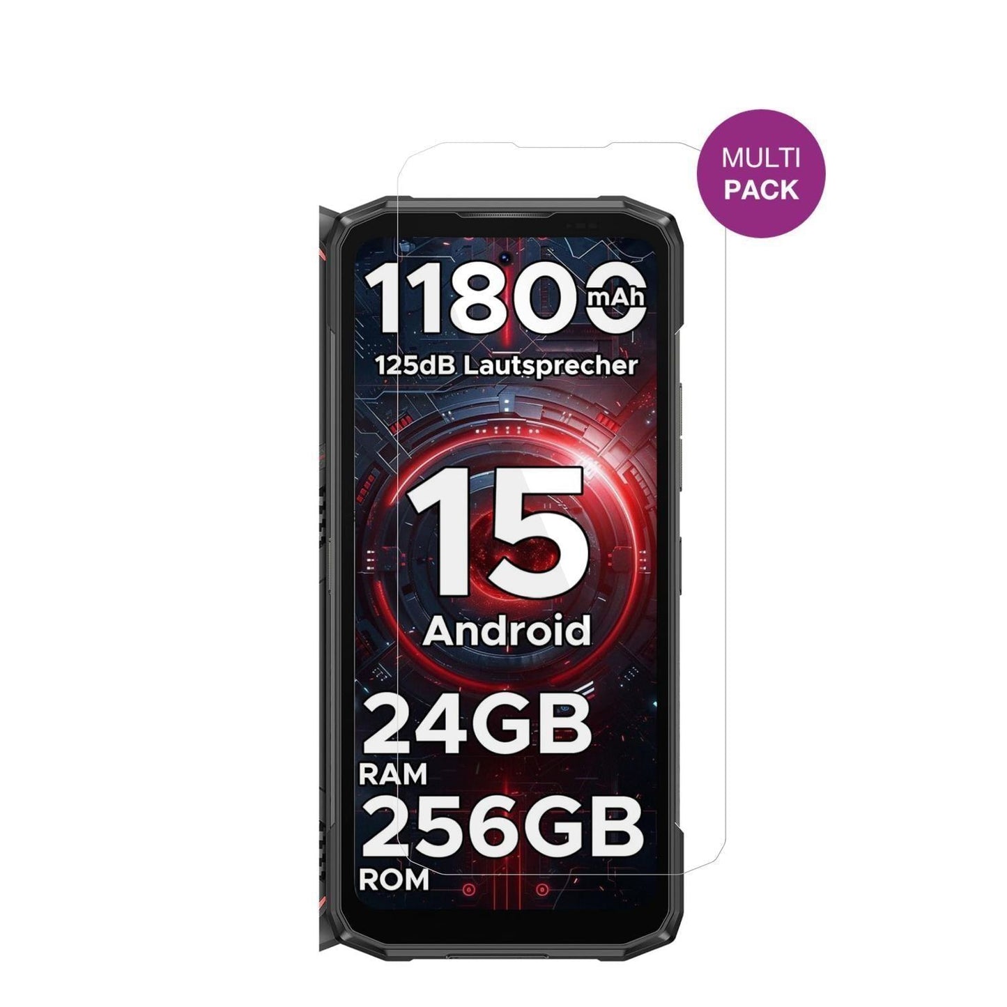 4x Schutzfolie klar für DOOGEE Blade 20 Pro Displa (2)