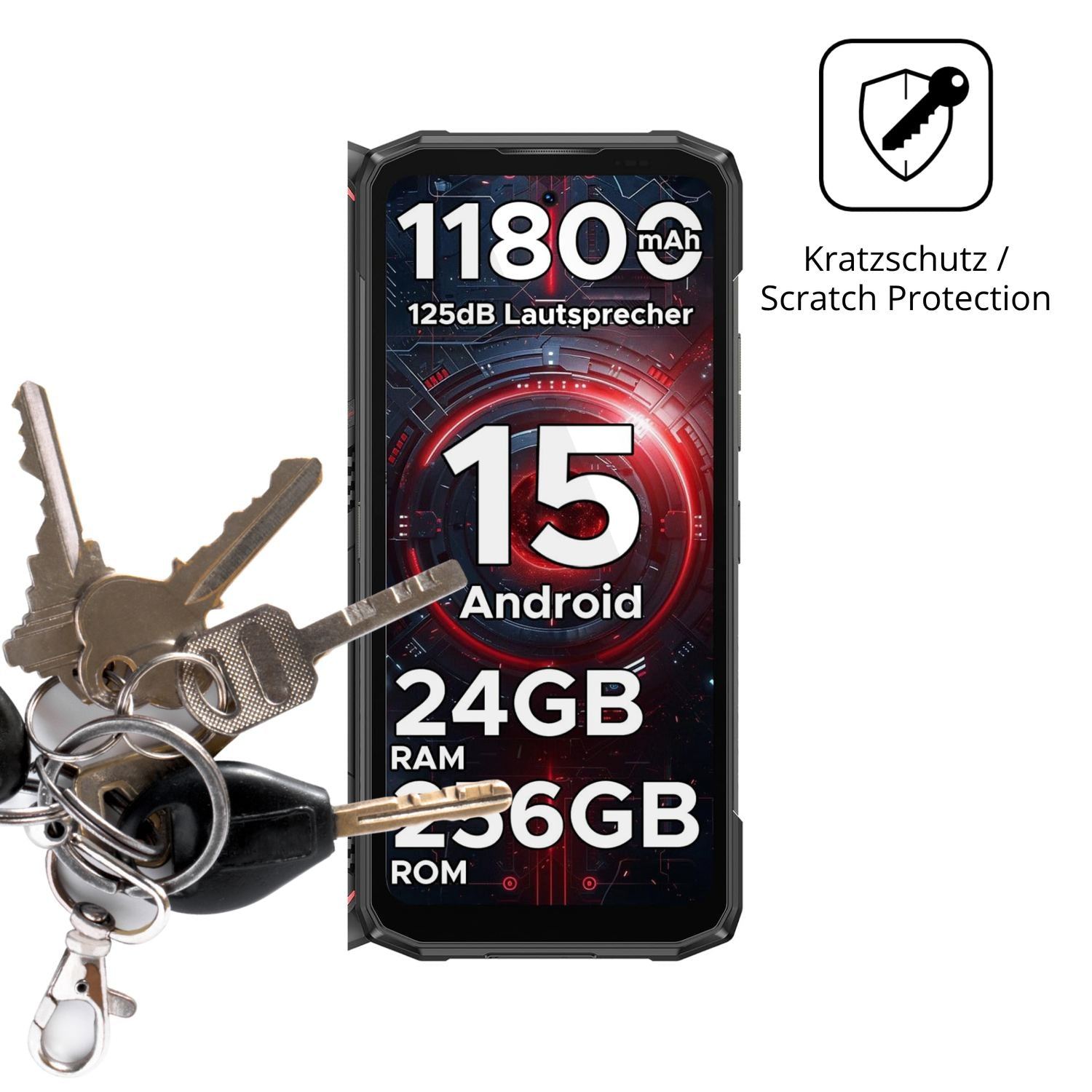 4x Schutzfolie klar für DOOGEE Blade 20 Pro Displa (4)