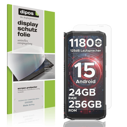 4x Schutzfolie matt für DOOGEE Blade 20 Pro Displa (1)