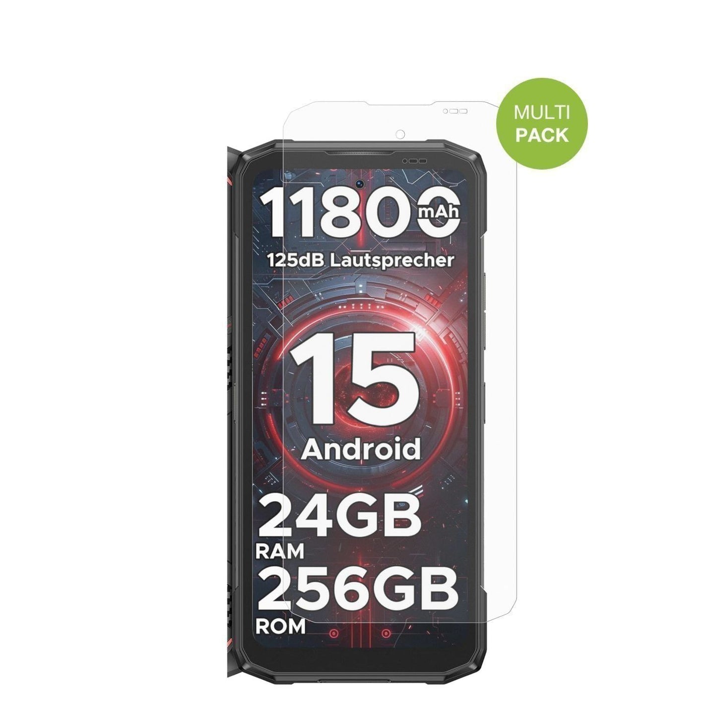 4x Schutzfolie matt für DOOGEE Blade 20 Pro Displa (2)