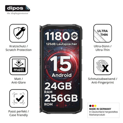 4x Schutzfolie matt für DOOGEE Blade 20 Pro Displa (7)