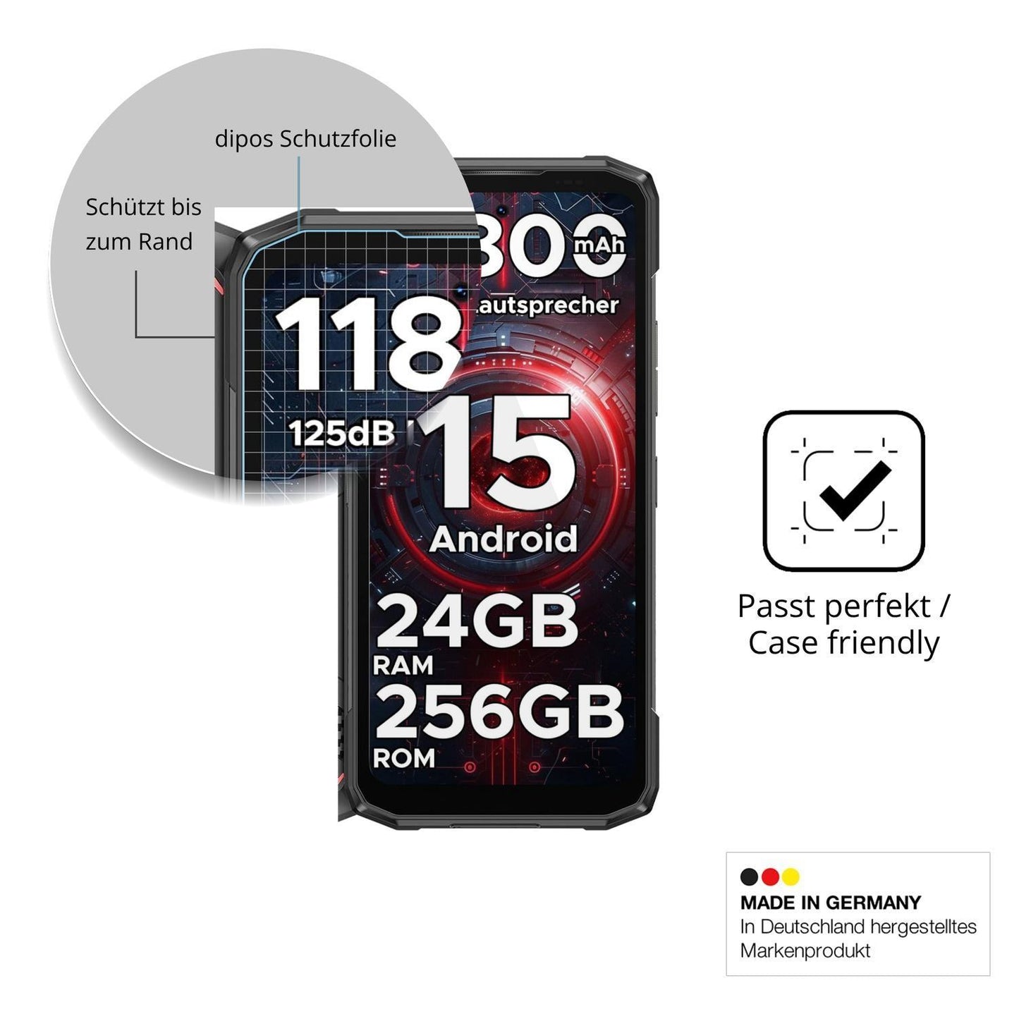 2x 9H Schutzfolie für DOOGEE Blade 20 Pro Panzerfo (6)