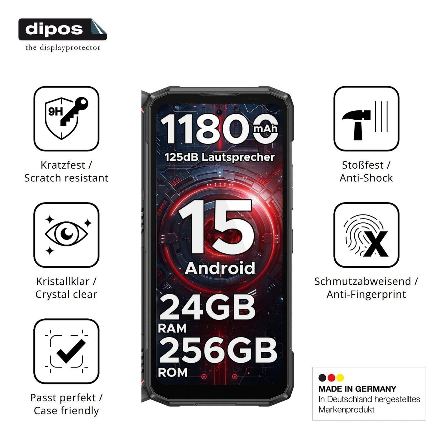 2x 9H Schutzfolie für DOOGEE Blade 20 Pro Panzerfo (7)