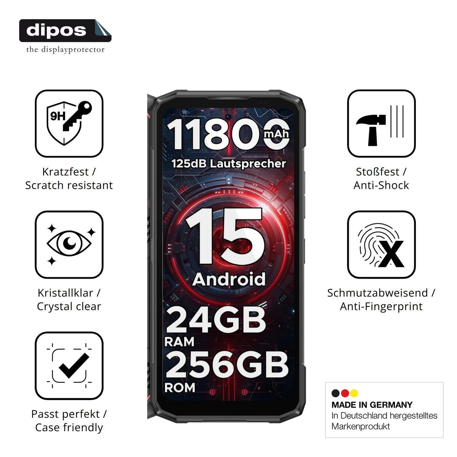 2x 9H Schutzfolie für DOOGEE Blade 20 Pro Panzerfo (7)