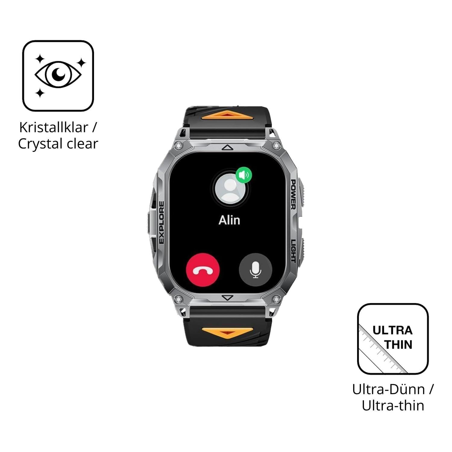 6x Schutzfolie klar für LIGE SMART TX13 Display-Sc (5)