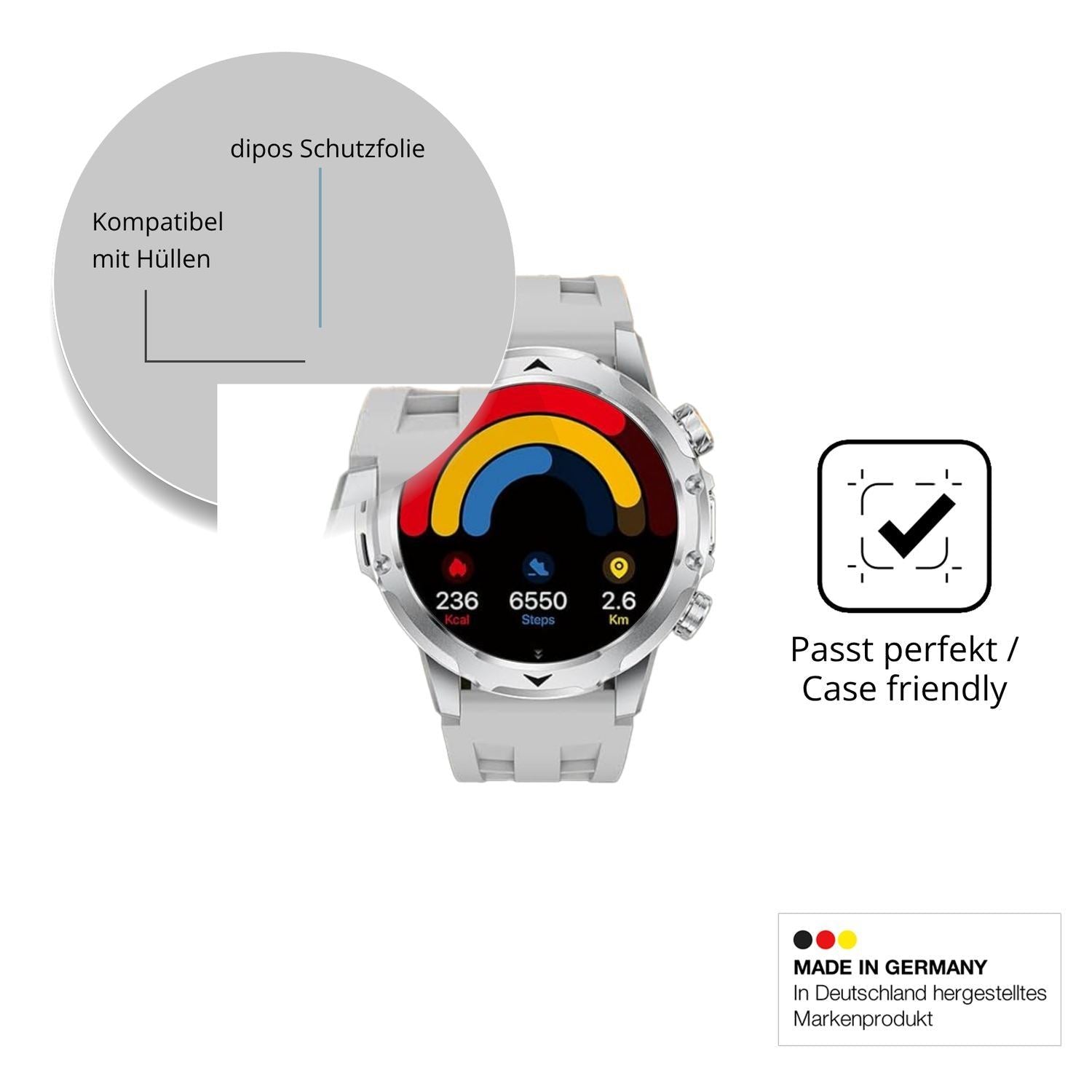 6x Schutzfolie klar für DREMAC EF23 Display-Schutz (6)