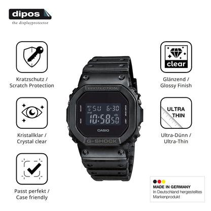6x Schutzfolie klar für Casio DW-5600UUB-1ER Displ (7)