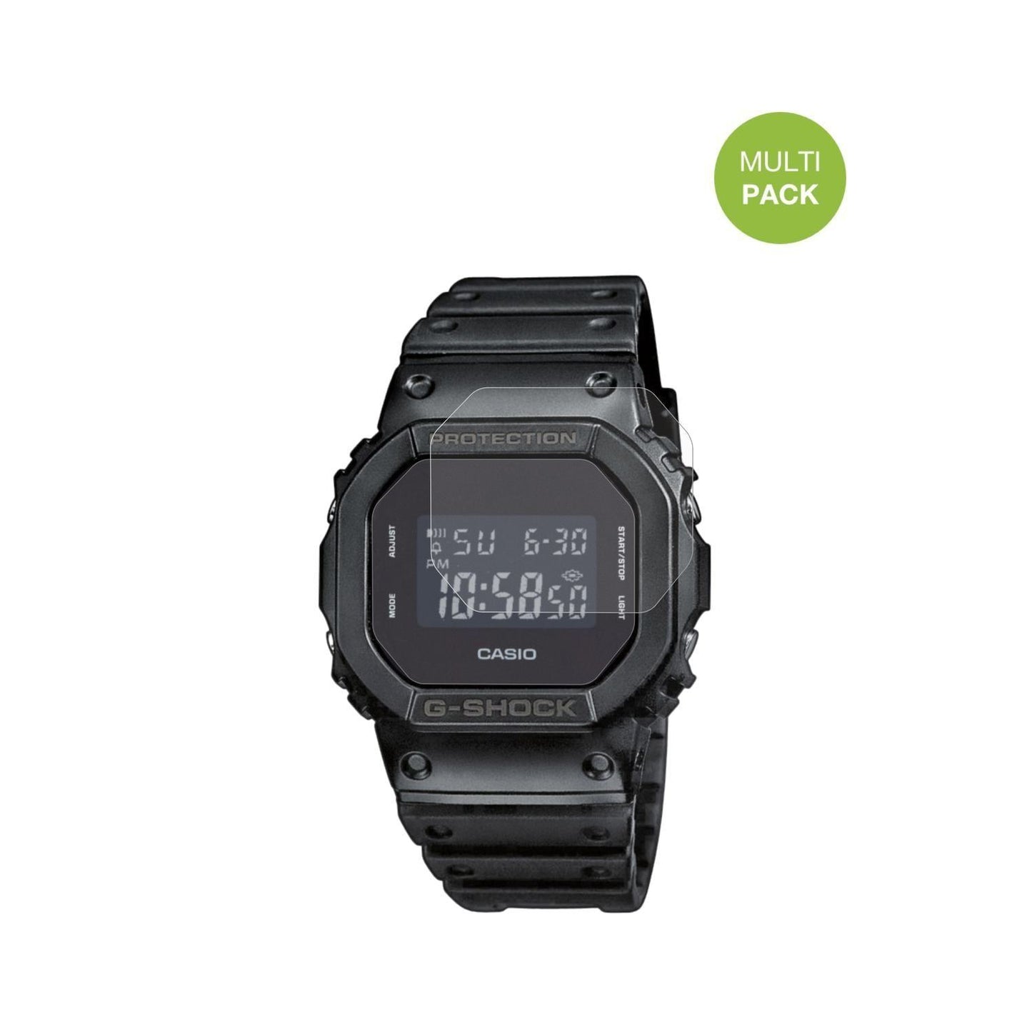 6x Schutzfolie matt für Casio DW-5600UUB-1ER Displ (2)