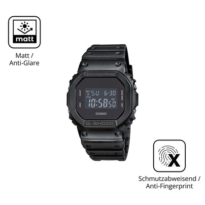 6x Schutzfolie matt für Casio DW-5600UUB-1ER Displ (5)