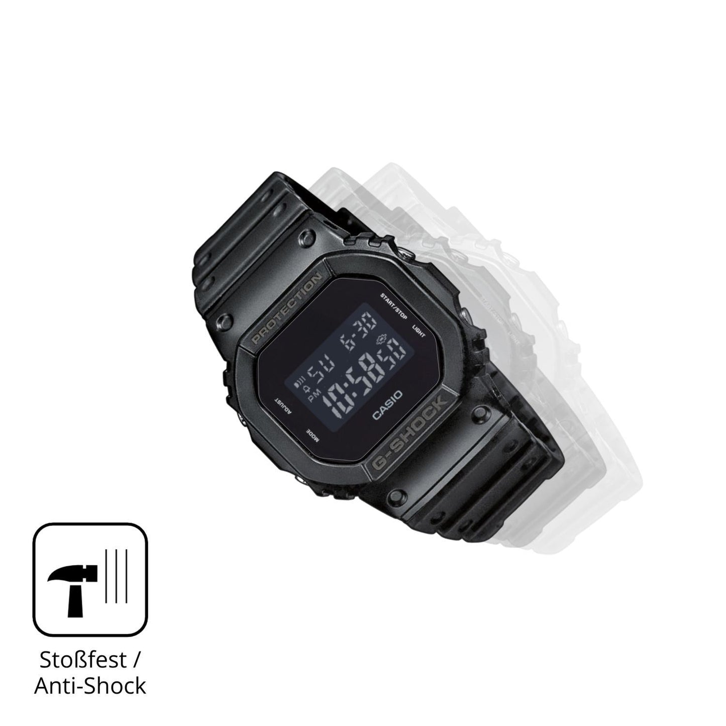2x 9H Schutzfolie für Casio DW-5600UUB-1ER Panzerf (4)