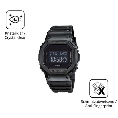 2x 9H Schutzfolie für Casio DW-5600UUB-1ER Panzerf (5)