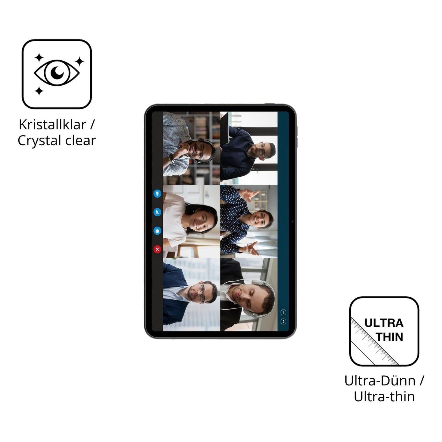 2x Schutzfolie klar für LORDWIT L50 13.4 Display-S (5)