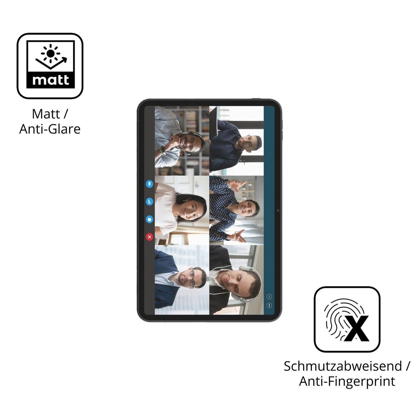2x Schutzfolie matt für LORDWIT L50 13.4 Display-S (5)