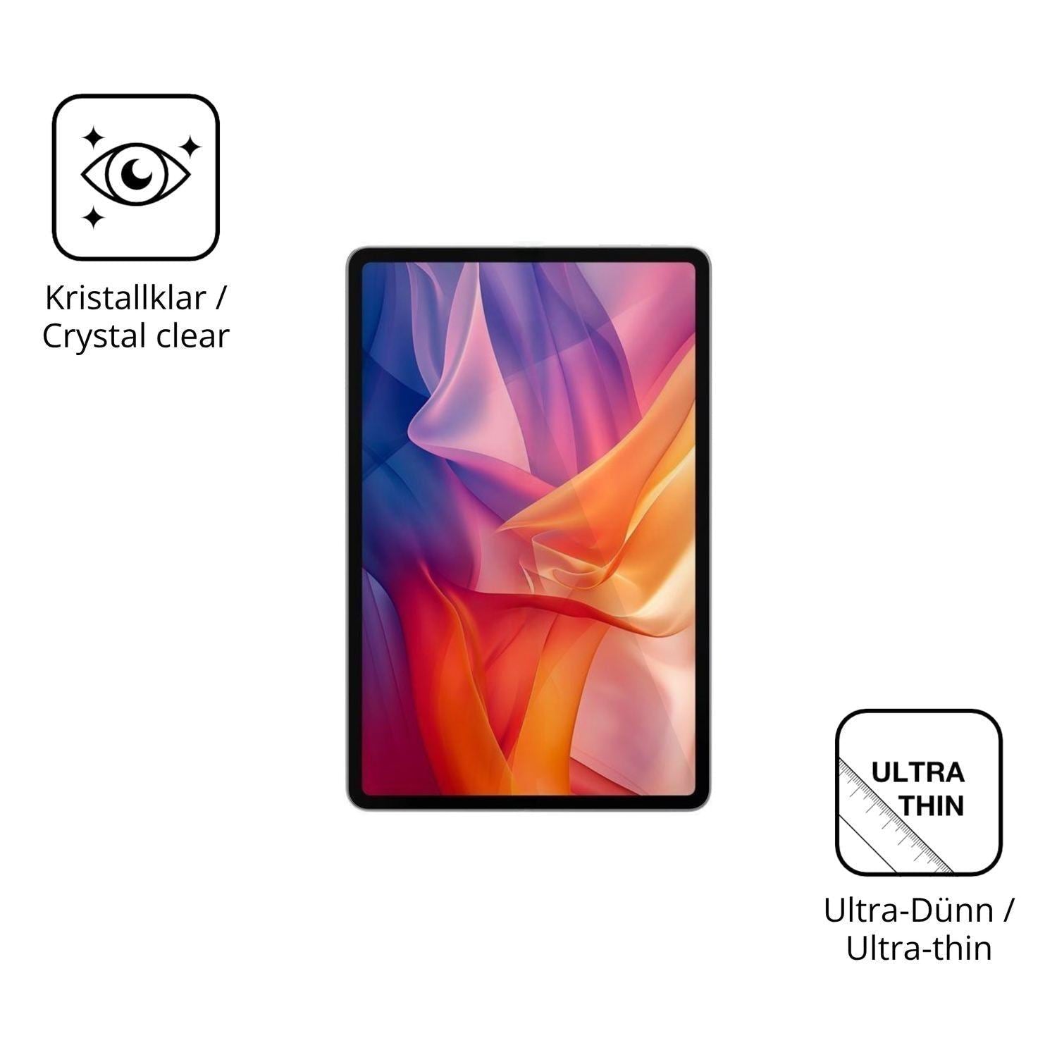 2x Schutzfolie klar für Cepter Tab Evo Pro Display (5)