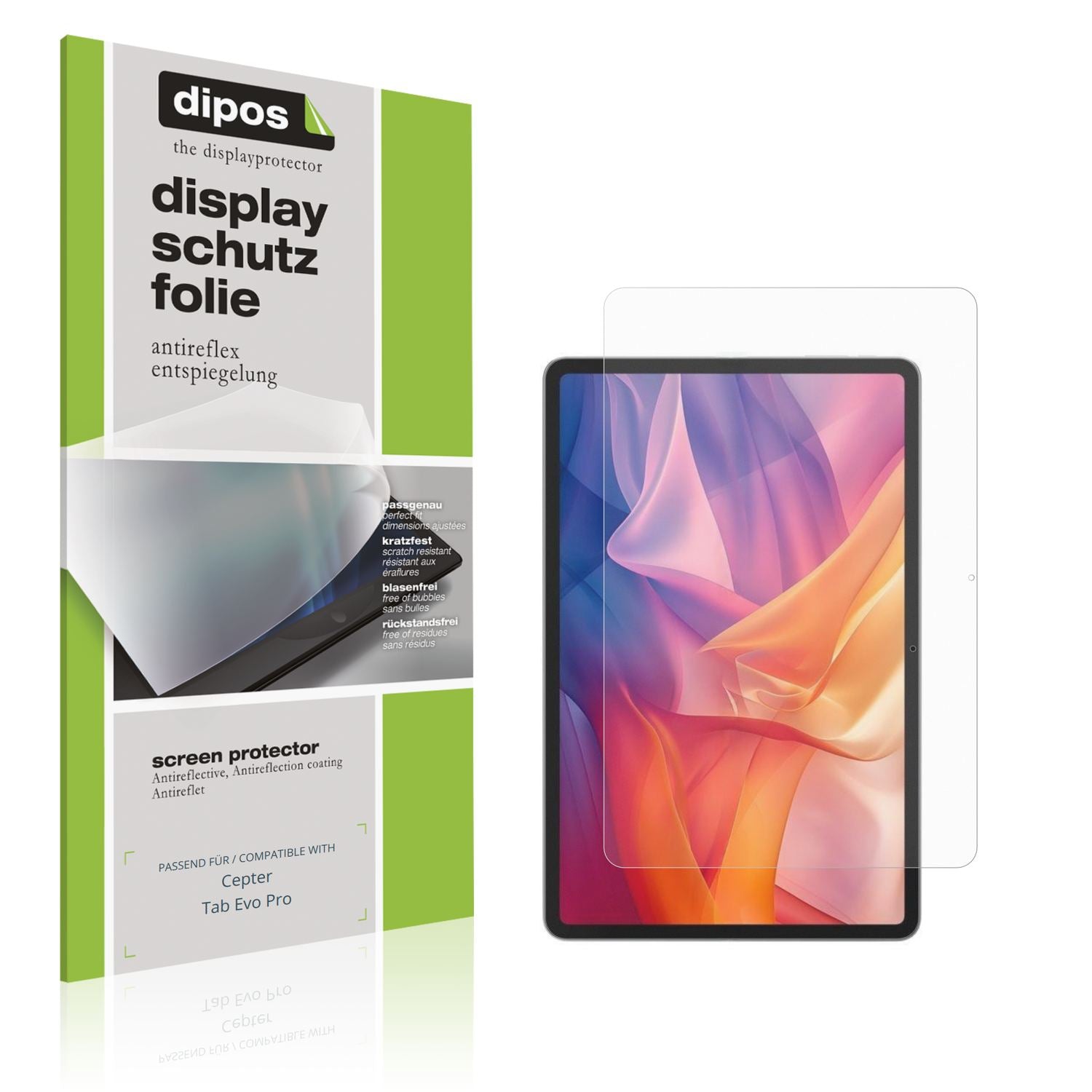 2x Schutzfolie matt für Cepter Tab Evo Pro Display (1)