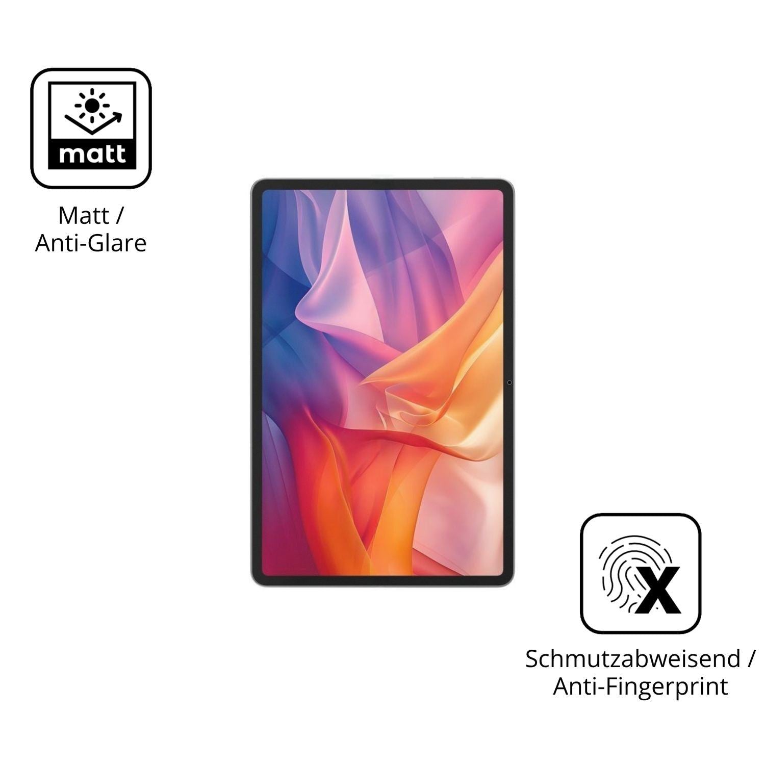 2x 9H Schutzfolie matt für Cepter Tab Evo Pro Panz (5)