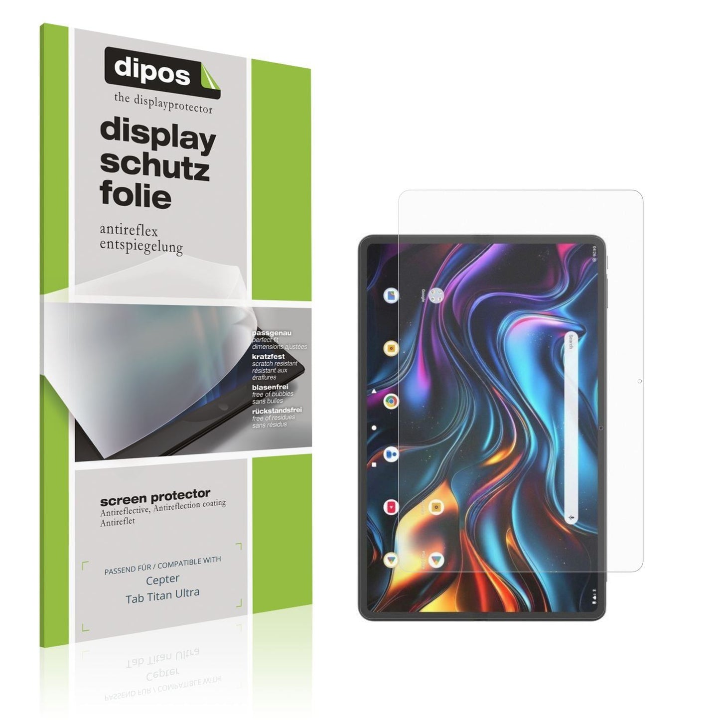2x Schutzfolie matt für Cepter Tab Titan Ultra Dis (1)