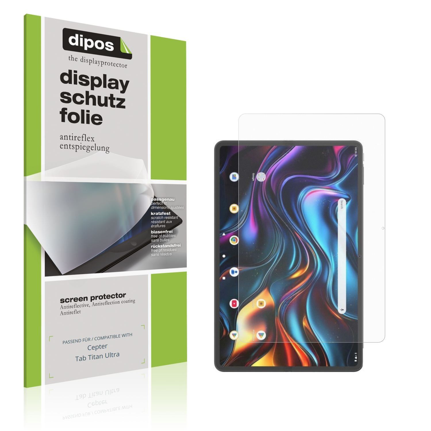 2x Schutzfolie matt für Cepter Tab Titan Ultra Dis (1)